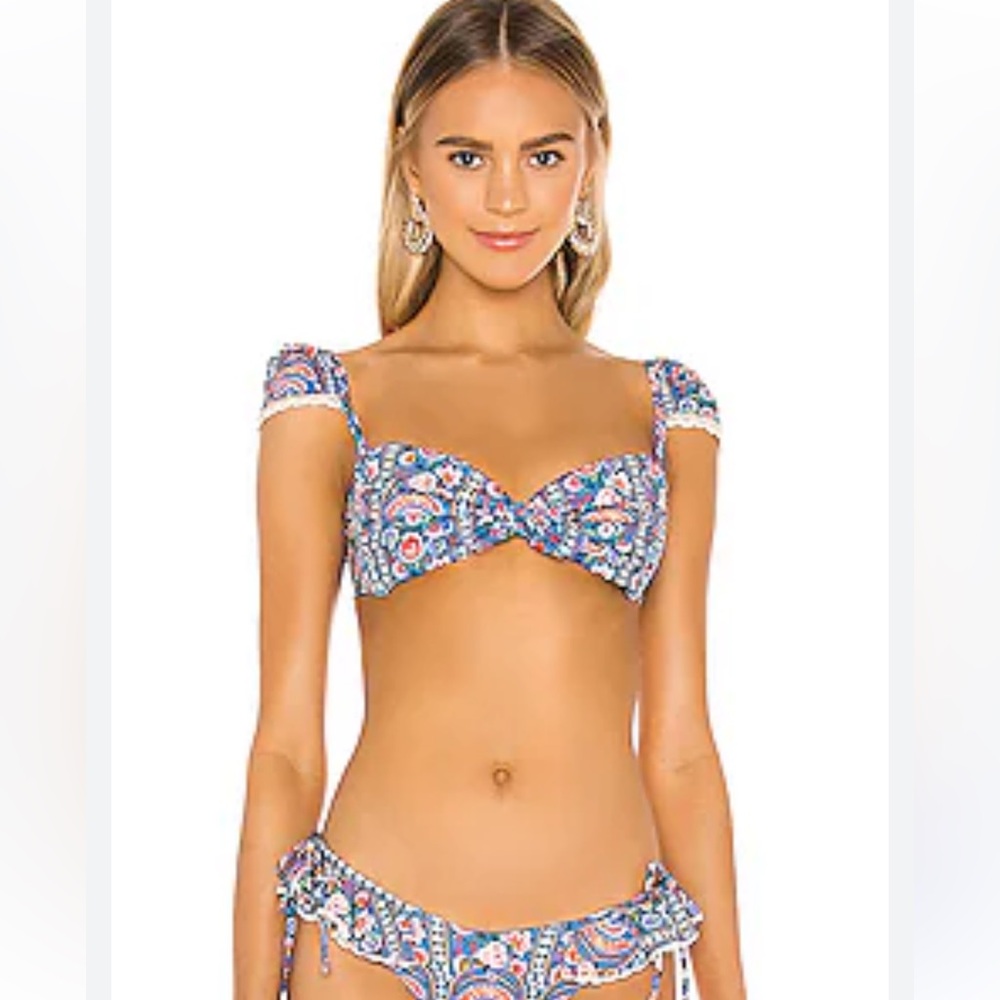 Montce Oxana Cabana Swim Top Size‎ Medium MISSING ONE STRAP